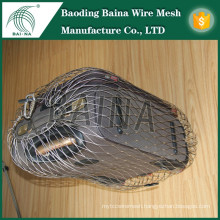 2015 alibaba china manufacture flexible rope mesh for anti-theft bag metal mesh bag